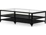 Belmont Shadow Box Coffee Table Tempered Glass