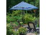 Frankford Quick Ship Monterey Market Fiberglass 6.5 Foot Square Pulley Lift Patio Umbrella