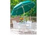 Frankford Quick Ship Catalina Fiberglass 7.5 Foot Octagon Crank Tilt Outdoor Patio Umbrella