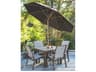 Frankford Quick Ship Monterey Market Fiberglass 9 Foot Octagon Crank Auto Tilt Outdoor Umbrella