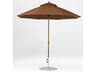 Frankford Monterey Custom Market Fiberglass 9 Foot Octagon Crank Non Tilt Outdoor Patio Umbrella