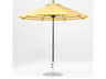 Frankford Monterey Market Fiberglass 9 Foot Octagon Crank Non Tilt Patio Umbrella - Special Order Striped Fabric