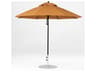 Frankford Monterey Custom Market Fiberglass 9 Foot Octagon Pulley Lift Outdoor Umbrella