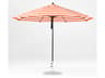Frankford Monterey Market Fiberglass 11 Foot Octagon Crank Auto Tilt Outdoor Umbrella - Special Order Striped Fabric