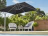 Frankford Eclipse Commercial Cantilever 10 Foot Square Crank Lift Patio Umbrella