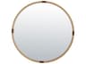 Zion Antique Bronze Seaside Natural Wall Mirror Round
