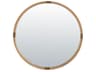 Zion Antique Bronze Seaside Natural Wall Mirror Round