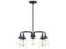 Belton 5-Light Midnight Black Glass Chandelier