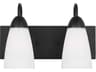 Seville 2-Light Midnight Black Vanity Light