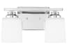 Vinton 2-Light Chrome Vanity Light