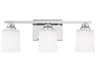 Vinton 3-Light Chrome Vanity Light