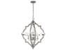 Socorro 4-Light Washed Pine Gray Pendant