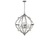 Socorro 6-Light Washed Pine Gray Pendant