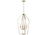 Kennan 4-Light Satin Brass Chandelier