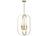 Loretto 6-Light Satin Brass Chandelier