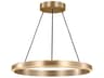 Aro Satin Brass Round Pendant