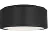 Albee 1-Light Midnight Black Round Flush Mount