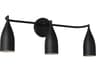 Maya 3-Light Midnight Black Vanity Light