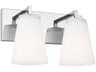 Upson 2-Light Chrome Vanity Light