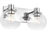 Rito 2-Light Chrome Vanity Light