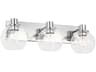 Rito 3-Light Chrome Vanity Light