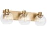 Rito 3-Light Satin Brass Vanity Light