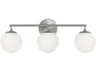 Nube 3-Light Brushed Nickel Vanity Light