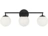 Nube 3-Light Midnight Black Vanity Light