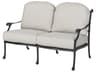 Michigan Cast Aluminum Outdoor Loveseat - Knock Down