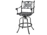 Michigan Cast Aluminum Swivel Patio Bar Stool - Welded