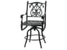 Florence Cast Aluminum Swivel Balcony Stool