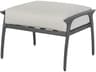 Amari Aluminum Carbon Outdoor Ottoman - No Cushion
