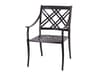 Edge Aluminum Outdoor Dining Arm Chair