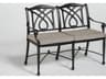 Grand Terrace Cast Aluminum Outdoor Bench