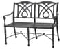Grand Terrace Cast Aluminum Outdoor Bench