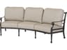 Grand Terrace Cast Aluminum Curved Patio Sofa