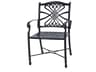 Bella Vista Cast Aluminum Outdoor Patio Dining Arm Chair