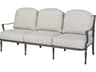 Bel Air Cast Aluminum Outdoor Patio Sofa - No Cushion