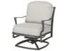 Bel Air Cast Aluminum Swivel Rocker Outdoor Patio Lounge Chair - No Cushion