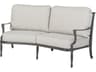 Bel Air Cast Aluminum Curved Outdoor Patio Loveseat