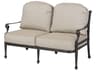 Grand Terrace Cast Aluminum Outdoor Loveseat