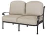 Florence Cast Aluminum Patio Loveseat - No Cushion
