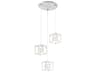 San Marin LED Multi-Light Pendant in Brushed Nickel