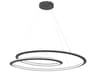 Infinite 1-Light Sand Coal Black Pendant