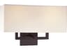 2-Light Wall Sconce in Bronze Contemporary