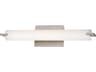 Tube LED Bath Light Brushed Nickel Modern