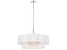 Gramercy 4-Light Polished Nickel Tiered Pendant