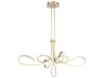 Astor LED Chandelier Soft Gold Modern Fixture