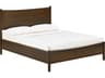 Weston Black Walnut Brown Bamboo Wood King Platform Bed