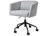 Radius Upholstered Adjustable Swivel Executive Desk Chair